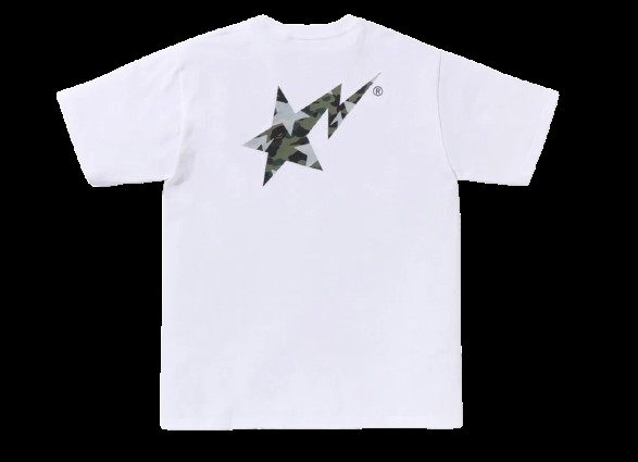 STA OVER PRINT 1ST CAMO BAPE STA TEE